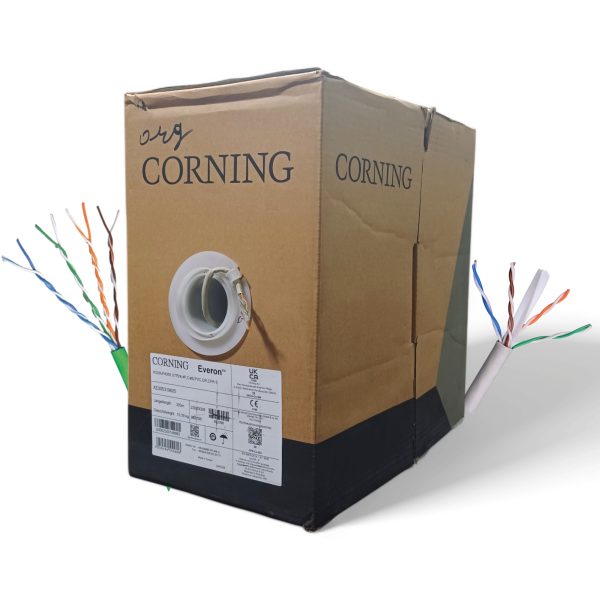3M-Corning Cat6 UTP 24AWG Cable Roll, 305M - Fiber Zone