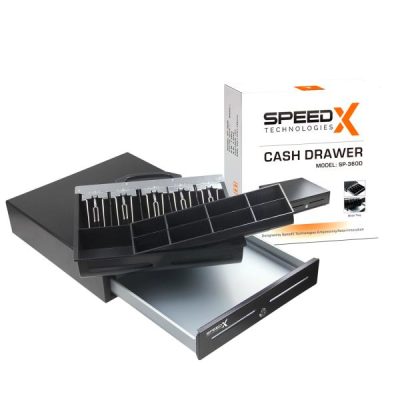 Speedx SP-360D 5 Bill 8 Coins Cash Drawer With Metal Tray